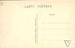 Postal Mina Minas Mineros Extracción del carbón al miyen del martillo capataz