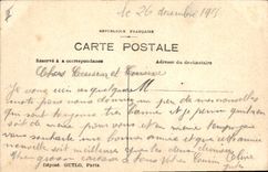 CPA Fantaisie (dessin a la main) Fleurs Fer a cheval