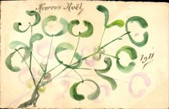 CPA Fantaisie (dessin a la main) Fleurs 