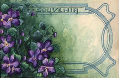 CPA Fantaisie (dessin a la main) Fleurs 