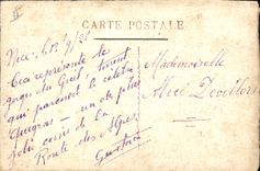 Vintage Postcard Fantasy (drawing has the hand) Cliffs