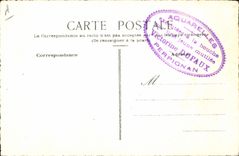 CPA Fantaisie (dessin a la main) Paysage Bateau 