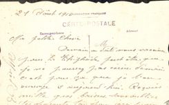 CPA Fantaisie (dessin a la main) Fleurs Hirondelle