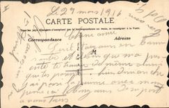 CPA Fantaisie (dessin a la main) Fleurs 