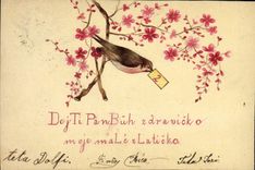 CPA Fantaisie (dessin a la main) Fleurs 