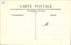 Vintage Postcard Fantasy (drawing has the hand) Flowers Birds