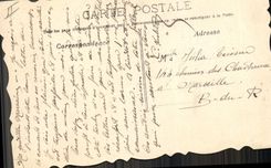 CPA Fantaisie (dessin a la main) Fleurs 