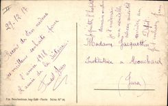 Vintage Postcard Fantasy Caleche Horse