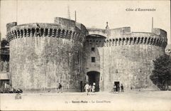 CPA Chateau Saint Malo La grand porte