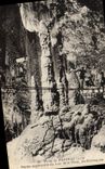 CPA Grotte Grottes Puits de Padirac Partie superieure du Lac de la Pluie Les Obelisques