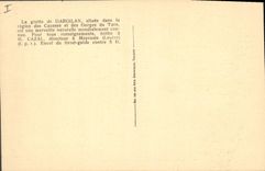 Vintage Postcard Cave Caves of Dargilan the Lady Jeanne