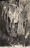 CPA Grotte Grottes du Loup Autel du Repentir Lourdes