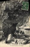 CPA Grotte Grottes Sassenage Interieur des cuves Le grand vestibule et la cascade