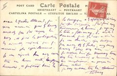 Vintage Postcard Grotte Caves Surroundings of Allevard the Baths Throats of the Bush hones it falling