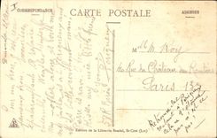 Vintage Postcard Cave Padirac Caves the pit