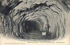 CPA Grotte Grottes Societe La Volta Tunnel de la chute d'eau