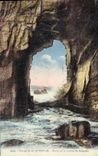 Vintage Postcard Cave Caves Peninsula of Quiberon Arch of the cave of kergroix