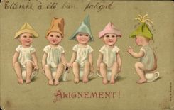 CPA Fantaisie Enfant Pot 