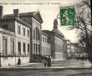 CPA Alais Palais de Justice et Lycee JB Dumas