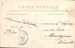 Vintage Postcard Law courts Avesnes the Court Cariole Horse