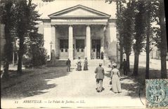 Vintage Postcard Law courts Abbeville