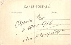 Vintage Postcard Law courts Angers Caleche Horse