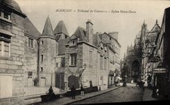 CPA Palais de Justice Alencon Tribunal de Commerce Eglise Notre Dame Grand Bazar