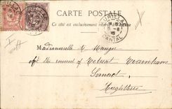 CPA Jardin Public et Palais de Justice a Aurillac