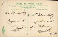 Vintage Postcard Aix in Provence Peristyle of the Law courts Children