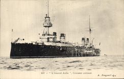 CPA Bateau de Guerre Amiral Aube Croiseur Cuirasse
