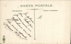 Vintage Postcard Warship Admiral Aube