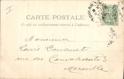 Vintage Postcard Warship the Argonaut Destroyer of 1st class