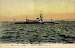 CPA Bateau de Guerre L'Amiral Trehouard Garde Cote