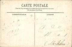 CPA Bateau de Guerre Amiral Trehouart Garde Cotes Cuirasse