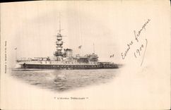 CPA Bateau de Guerre Amiral Trehouart