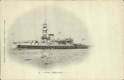 CPA Bateau de Guerre Amiral Trehouart