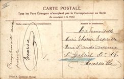 CPA Bateau de Guerre Brennus Cuirasse a toute vitesse