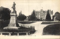 Vintage Postcard Monument Sommeillier and Prefecture Annecy