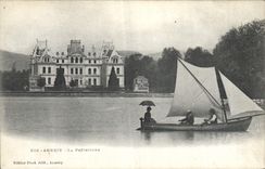 CPA Prefecture Annecy Bateau 