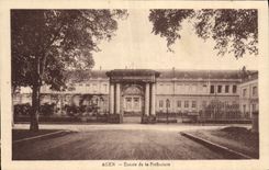 Vintage Postcard Entered of the Agen Prefecture