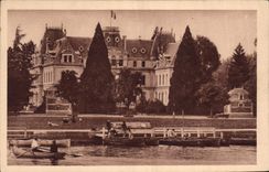 CPA Prefecture Annecy Barques Bateaux