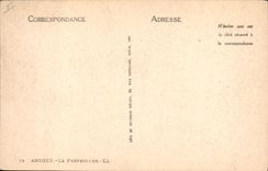 Vintage Postcard Prefecture Annecy Boats Boats