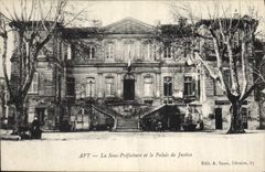 CPA Apt La Sous Prefecture et le Palais de Justice