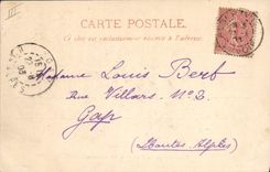 Vintage Postcard Albertville Places under Prefecture