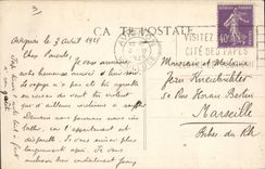 Vintage Postcard Prefecture Avignon Hotel and Offices of the Prefecture