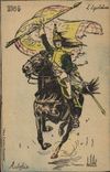 CPA Militaria 1804 L'equitation Autrefois