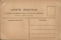 Postal Militaria 1904 los honores antes Criado