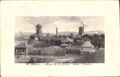 Postal Mina Minas San Etienne Minas del Loira Pozo Chatelas