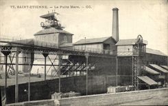 CPA Mine Mines Saint Etienne Le Puits Mars