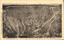 Vintage Postcard Mines Mines Boisselle Somme Hole of the large mine